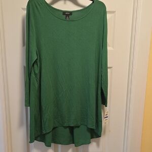 Alfani Women's Green Tunic Top